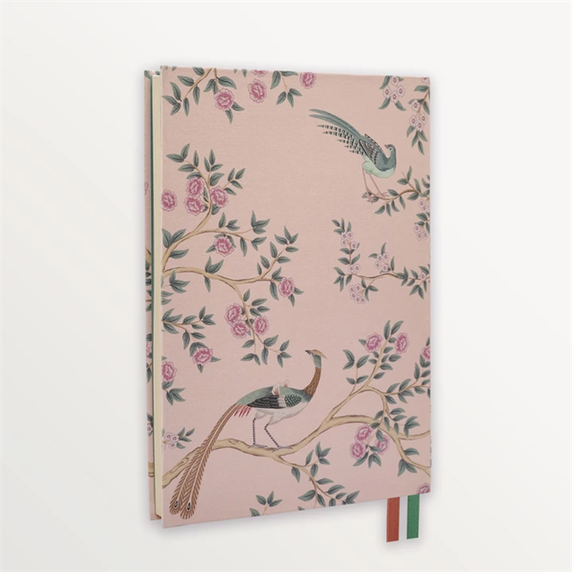 Episode-Episode Peacock Tapestry A5 Flex Linen Notebook-DEFTER-2-milagron.live