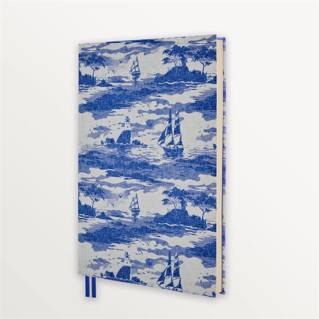 Episode-Episode To The Shore Island Sails A5 Flex Linen Notebook-DEFTER-2-milagron.live