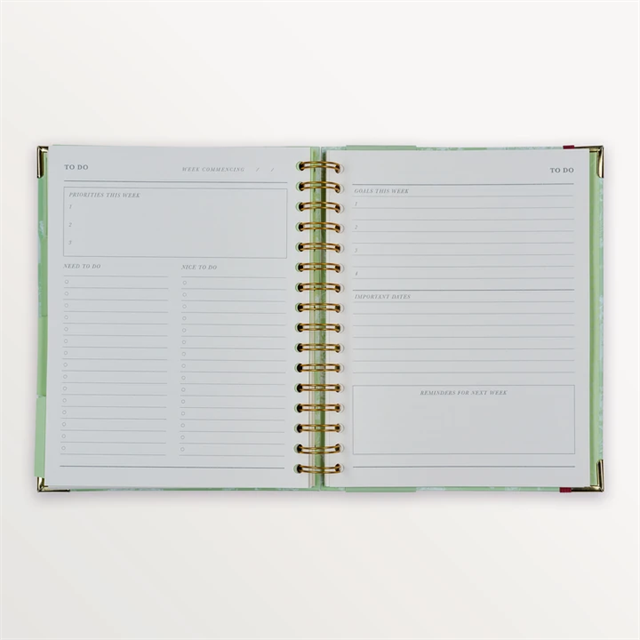 Episode-Episode Toile Moderne Vert Pomme B5 Notebook-DEFTER-3-milagron.live