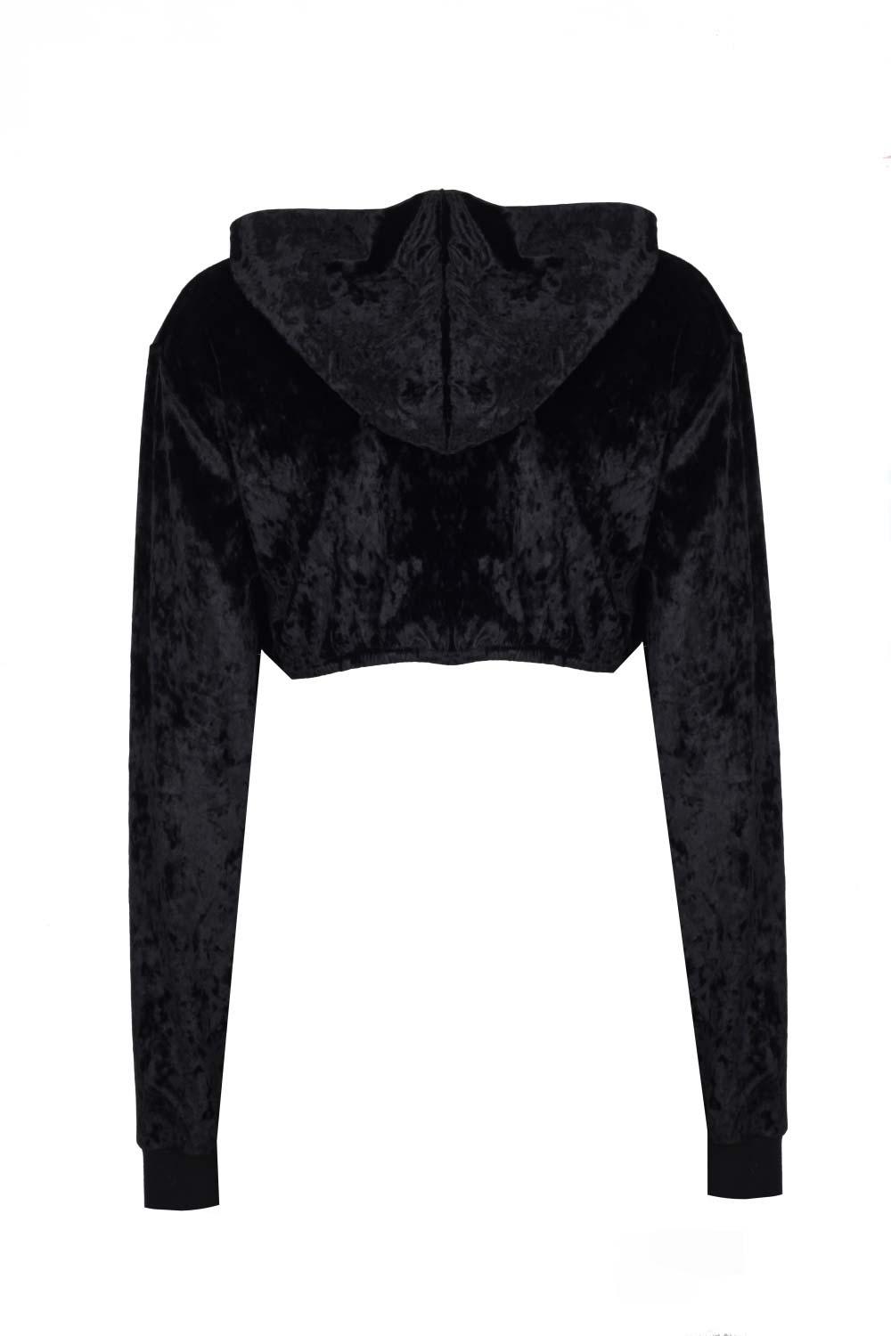 Eudoimonia-Smooth Kadife Crop T-shirt-Sweatshirts & Hoodies-4-milagron.live