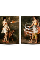 Eudoimoniart-Eros & Psyche 2'li Set-Tablo-1-milagron.live
