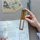 Euk Design Pirinç Kitap Ayracı Cetvel