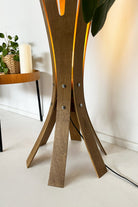 Fagus Wood-''hedra Lambader, İskandinav Tarzı Ahşap Lambader, Dekoratif Yer Lambası, Modern Salon Aydınlatma'' (meşe)-Lambader-4-milagron.live