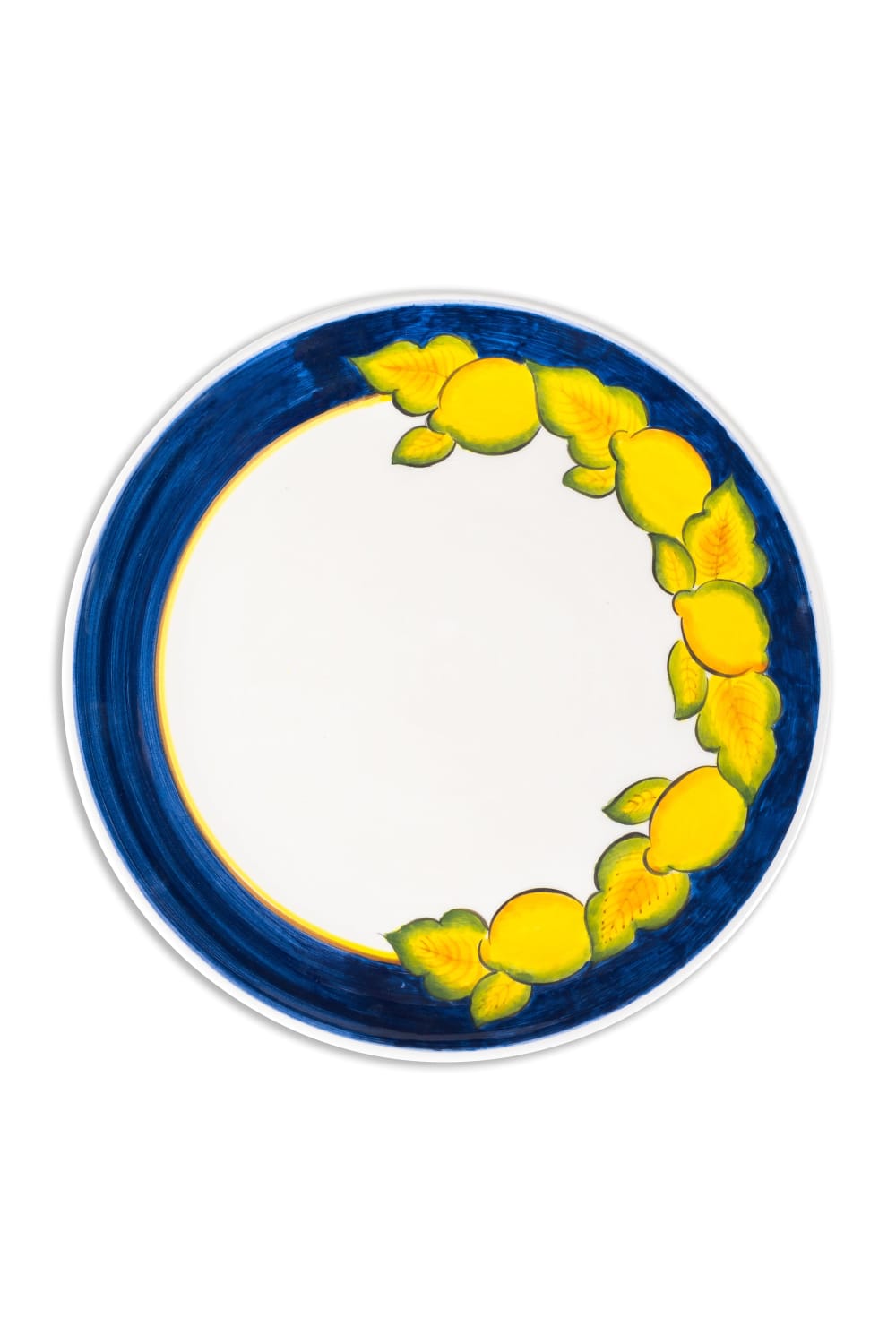 Feeling Good Inside-Brava Lemon Dinner Plate 1-Tabak & Kase-1-milagron.live