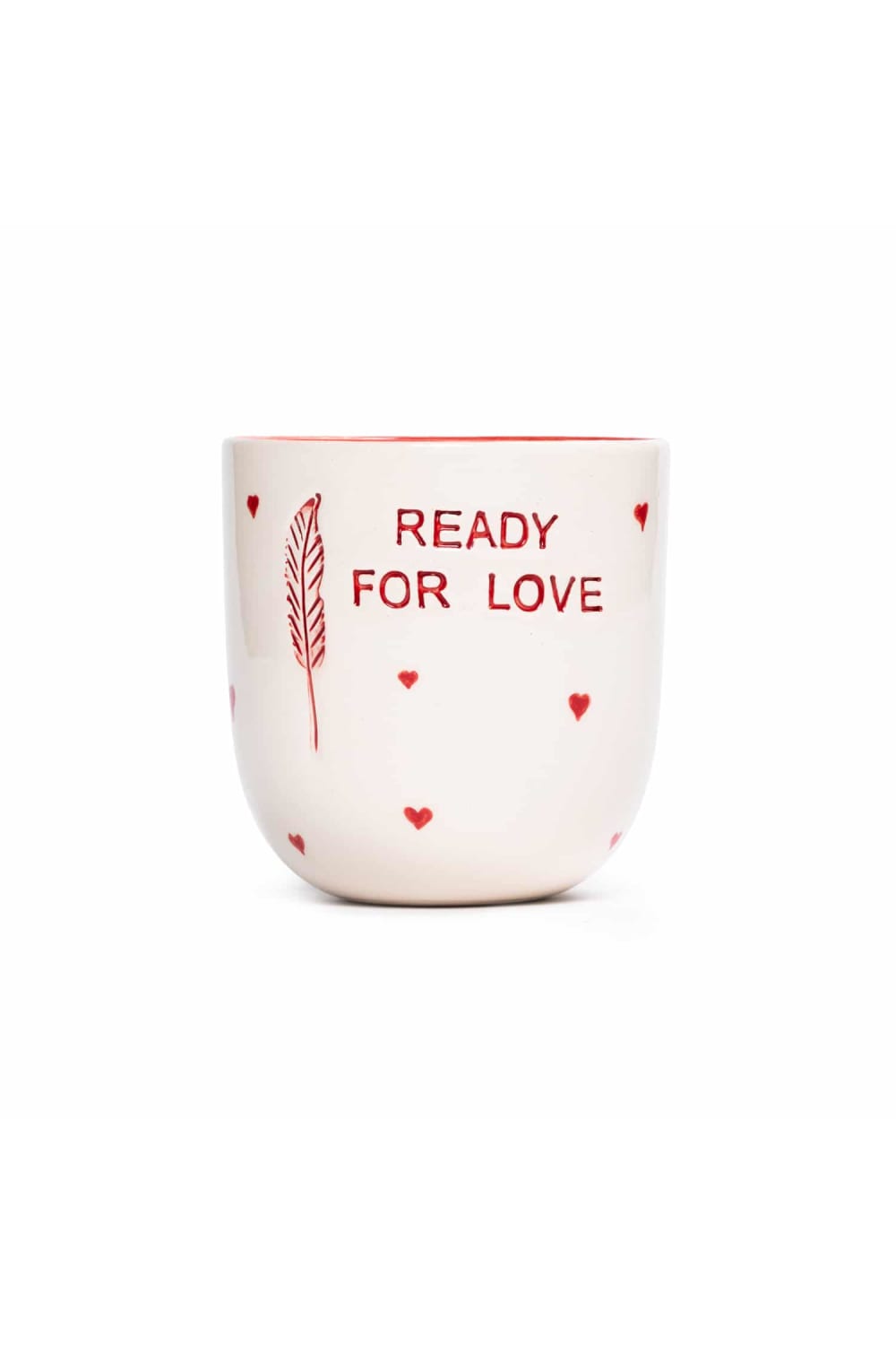 Feeling Good Inside-Ready For Love Kırmızı Mood Mug – L’amour Paris-Bardak-2-milagron.live
