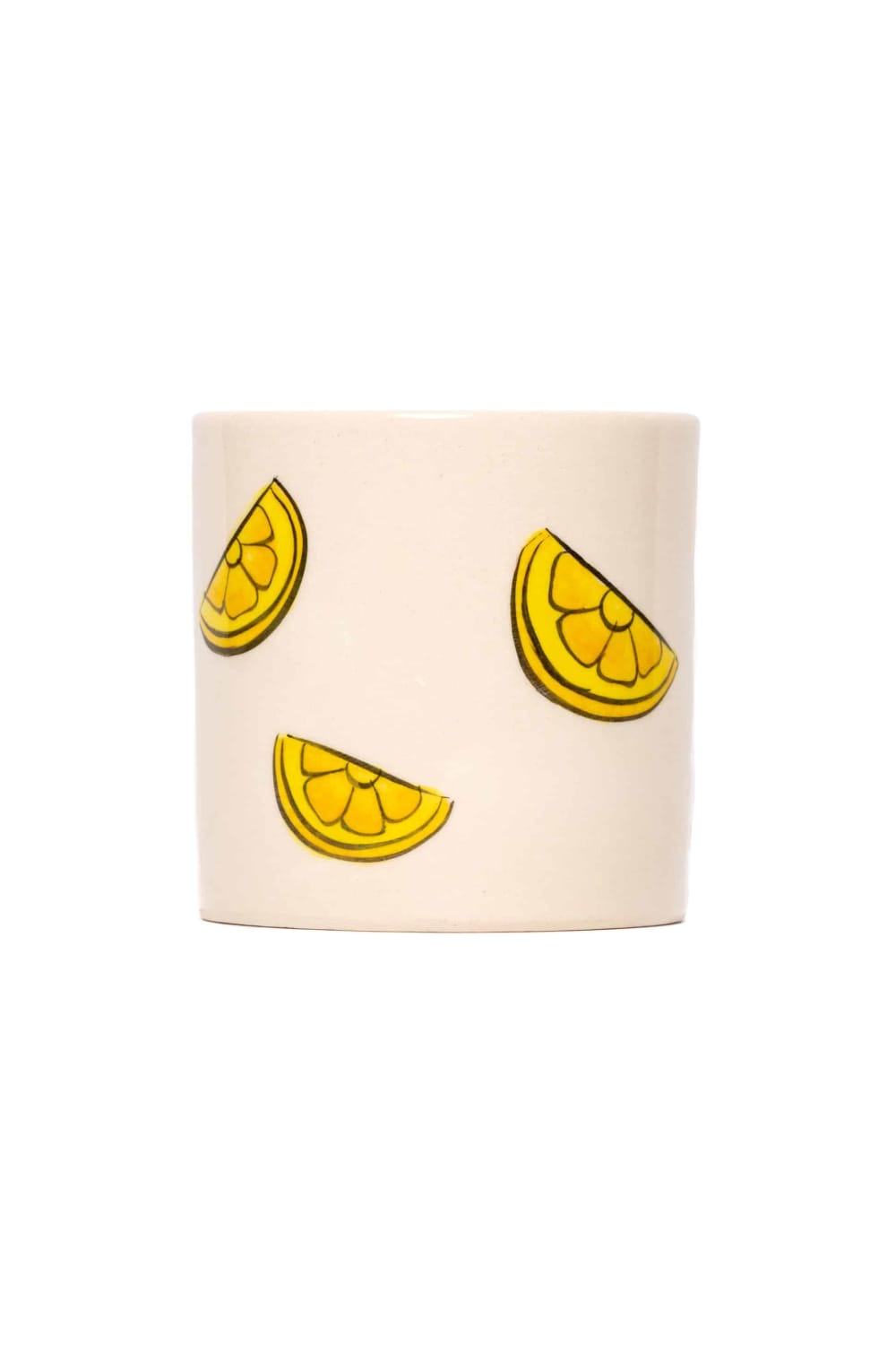 Feeling Good Inside-Three- Slice Lemons Handmade Seramik Mug-Bardak-1-milagron.live