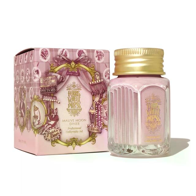 Ferris Wheel Press-Mauve Moon Diner Kaligrafi Şişe Mürekkep 28 Ml-Şişe Mürekkep-1-milagron.live