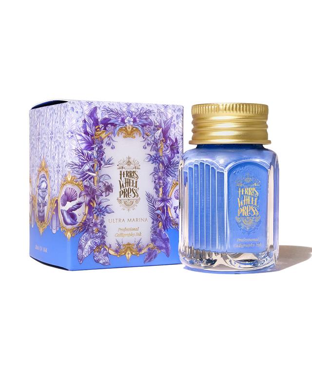 Ferris Wheel Press-Ultra Marina Kaligrafi Şişe Mürekkep 28 Ml-Şişe Mürekkep-1-milagron.live