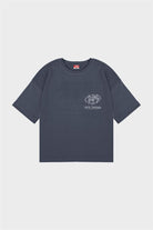 Fifty Pieces-Antrasit Oversize Asit Yıkamalı T-Shirt-T-Shirts-5-milagron.live