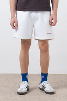 Fifty Pieces-Beyaz Loose Fit Jogger Şort-Şort-2-milagron.live
