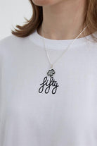 Fifty Pieces-Beyaz Oversize Basic T-Shirt-T-Shirts-2-milagron.live