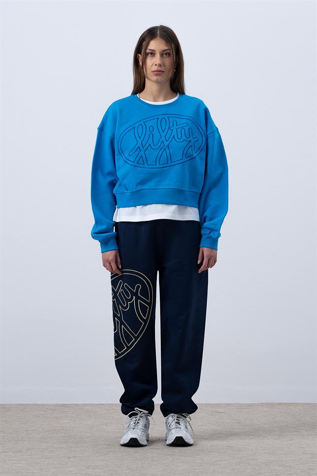 Kadın Lacivert Core Loose Fit Jogger