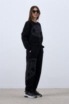 Kadın Siyah Core Loose Fit Jogger