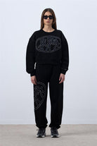Kadın Siyah Core Loose Fit Jogger