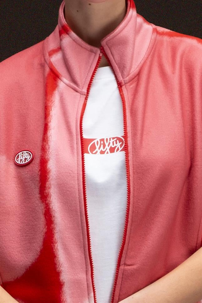Fifty Pieces-Kırmızı Fermuarlı Polar Yelek-Yelek-2-milagron.live