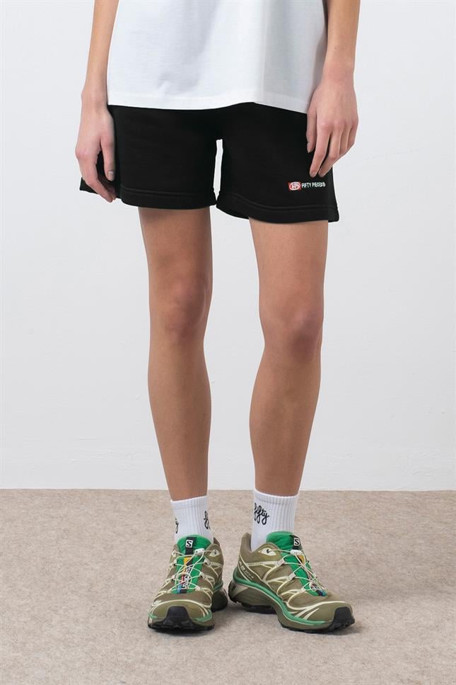 Fifty Pieces-Siyah Bermuda Jogger Şort-Şort-2-milagron.live