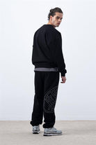 Fifty Pieces-Siyah Core Loose Fit Jogger-Eşofman-6-milagron.live