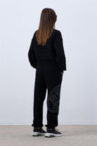 Fifty Pieces-Siyah Core Mid Length Sweatshirt-Sweatshirts & Hoodies-6-milagron.live