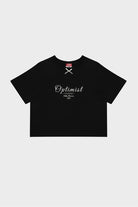Fifty Pieces-Siyah Fiyonk Detaylı T-Shirt-T-Shirts-4-milagron.live