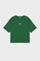 Fifty Pieces-Yeşil Oversize Sırt Baskılı T-Shirt-T-Shirts-7-milagron.live