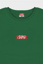 Fifty Pieces-Yeşil Oversize Sırt Baskılı T-Shirt-T-Shirts-8-milagron.live