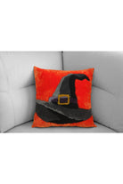 Fille á Fille Design Studio-Halloween Witch Hat Pillow-Kırlent-1-milagron.live