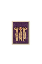 Fille á Fille Design Studio-Meerkat Tufted Artwork Tablo-Tablo-1-milagron.live
