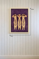 Fille á Fille Design Studio-Meerkat Tufted Artwork Tablo-Tablo-4-milagron.live