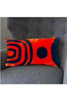 Fille á Fille Design Studio-Orange Pillow-Kırlent-2-milagron.live