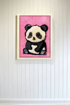 Fille á Fille Design Studio-Panda Tufted Artwork Tablo-Tablo-1-milagron.live