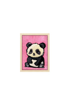 Fille á Fille Design Studio-Panda Tufted Artwork Tablo-Tablo-2-milagron.live