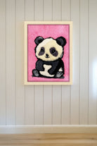 Fille á Fille Design Studio-Panda Tufted Artwork Tablo-Tablo-3-milagron.live