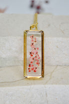 Fiorel Design-Depth Of Pink Rectangle Kolye-Kolye-1-milagron.live