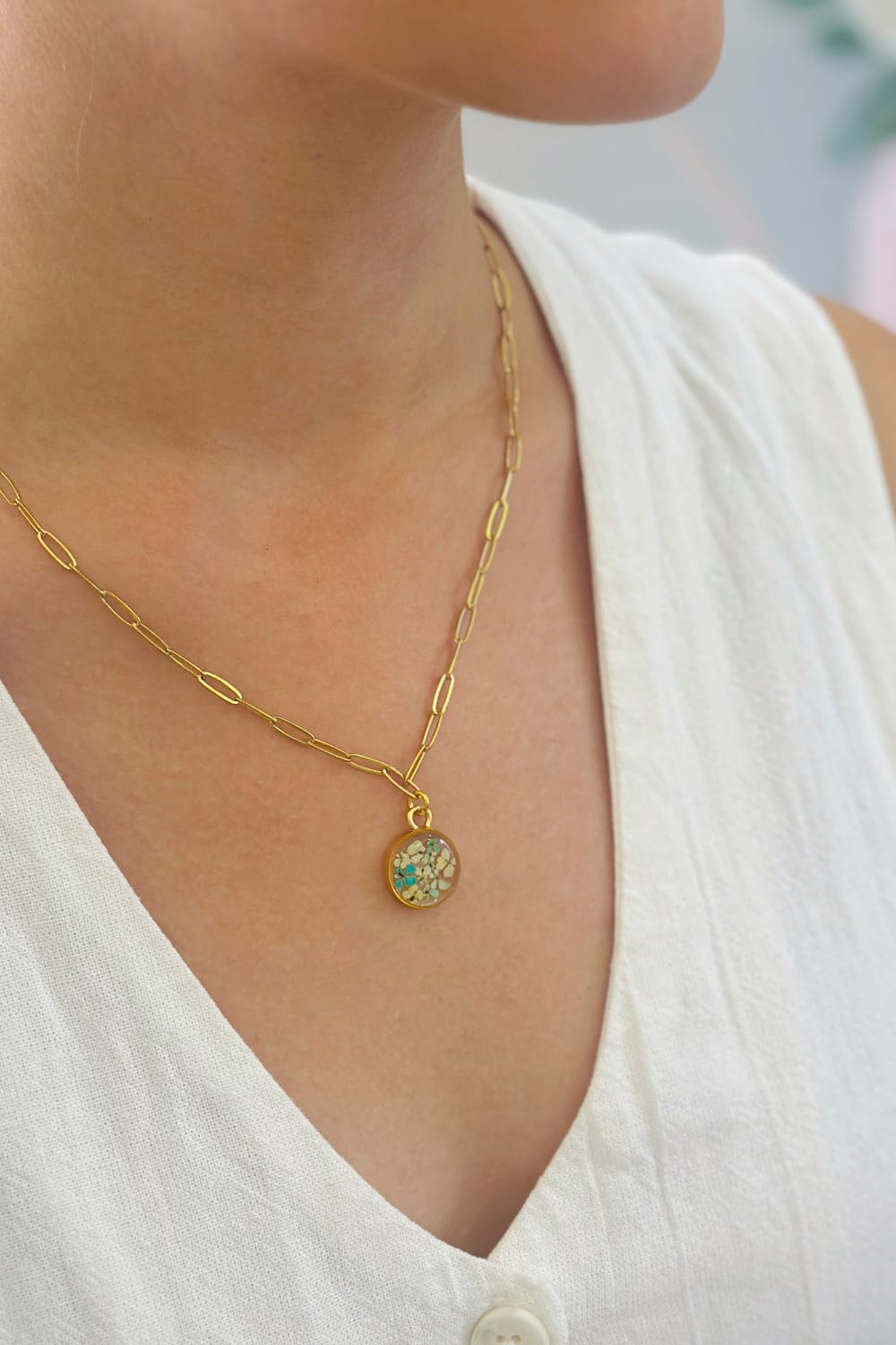 Fiorel Design-Golden Garden Circle - Blue-Kolye-2-milagron.live