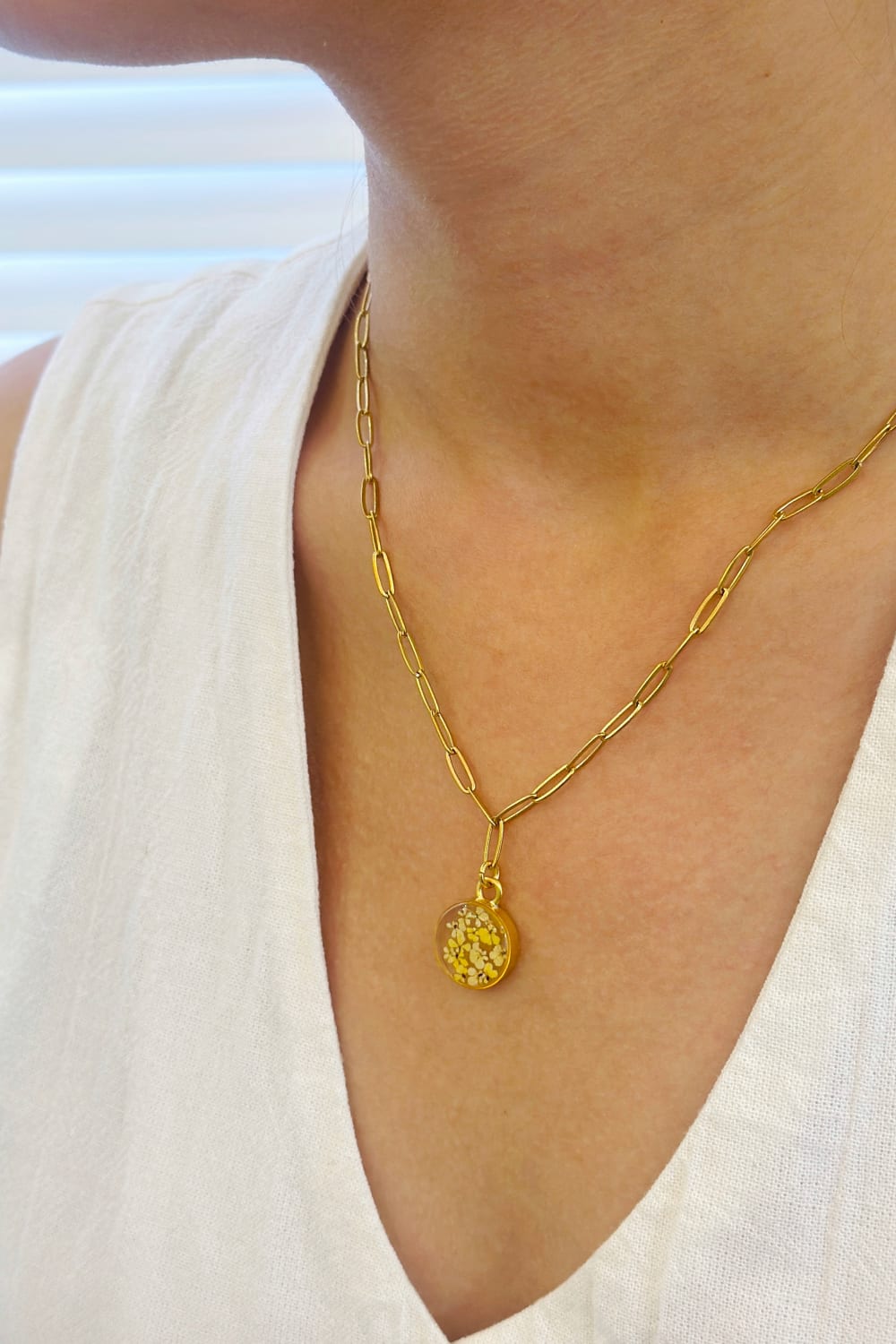 Fiorel Design-Golden Garden Circle - Honey-Kolye-2-milagron.live