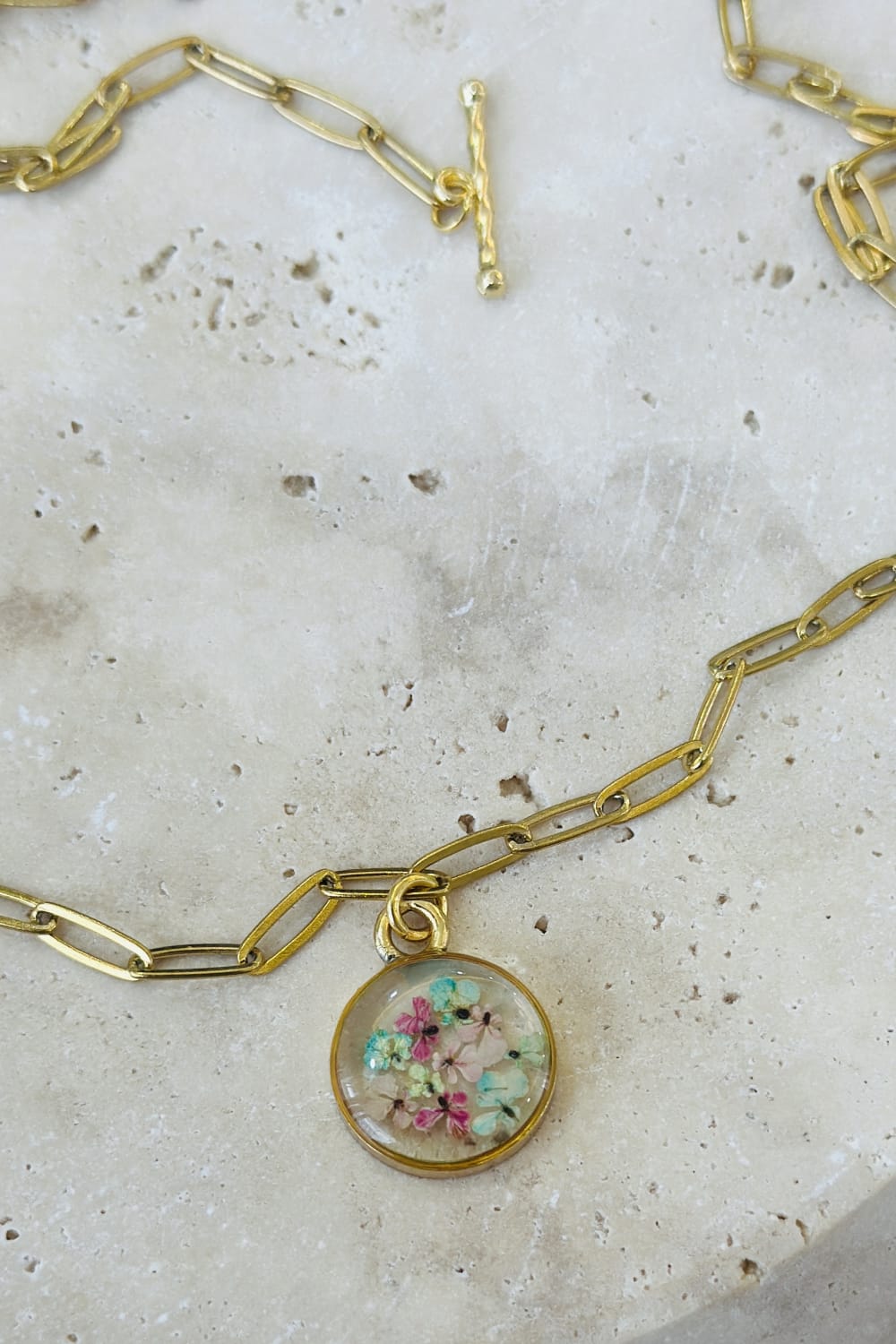 Fiorel Design-Golden Garden Circle - Ocean-Kolye-1-milagron.live