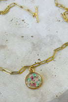 Fiorel Design-Golden Garden Circle - Ocean-Kolye-1-milagron.live
