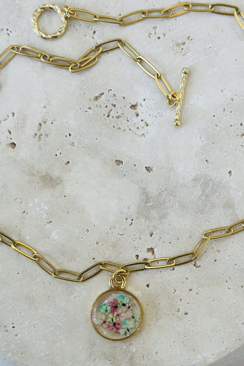 Fiorel Design-Golden Garden Circle - Ocean-Kolye-3-milagron.live