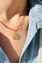 Fiorel Design-Golden Garden Lil Square - Blue-Kolye-2-milagron.live