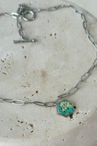 Fiorel Design-Golden Garden Rhodium - Blue-Kolye-1-milagron.live