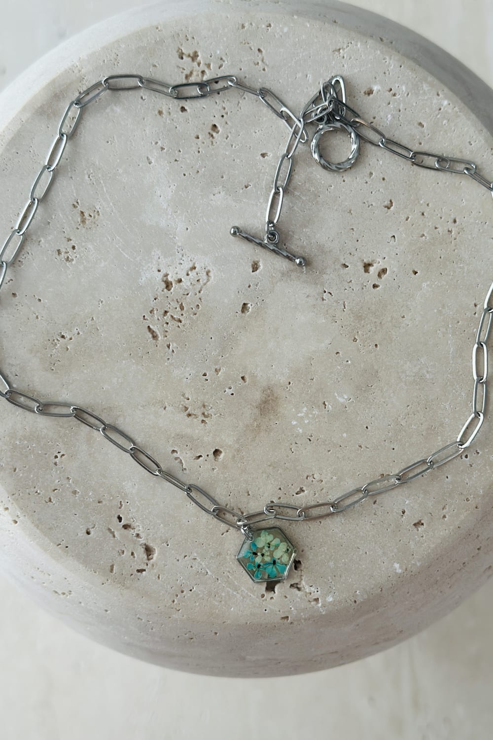 Fiorel Design-Golden Garden Rhodium - Blue-Kolye-3-milagron.live