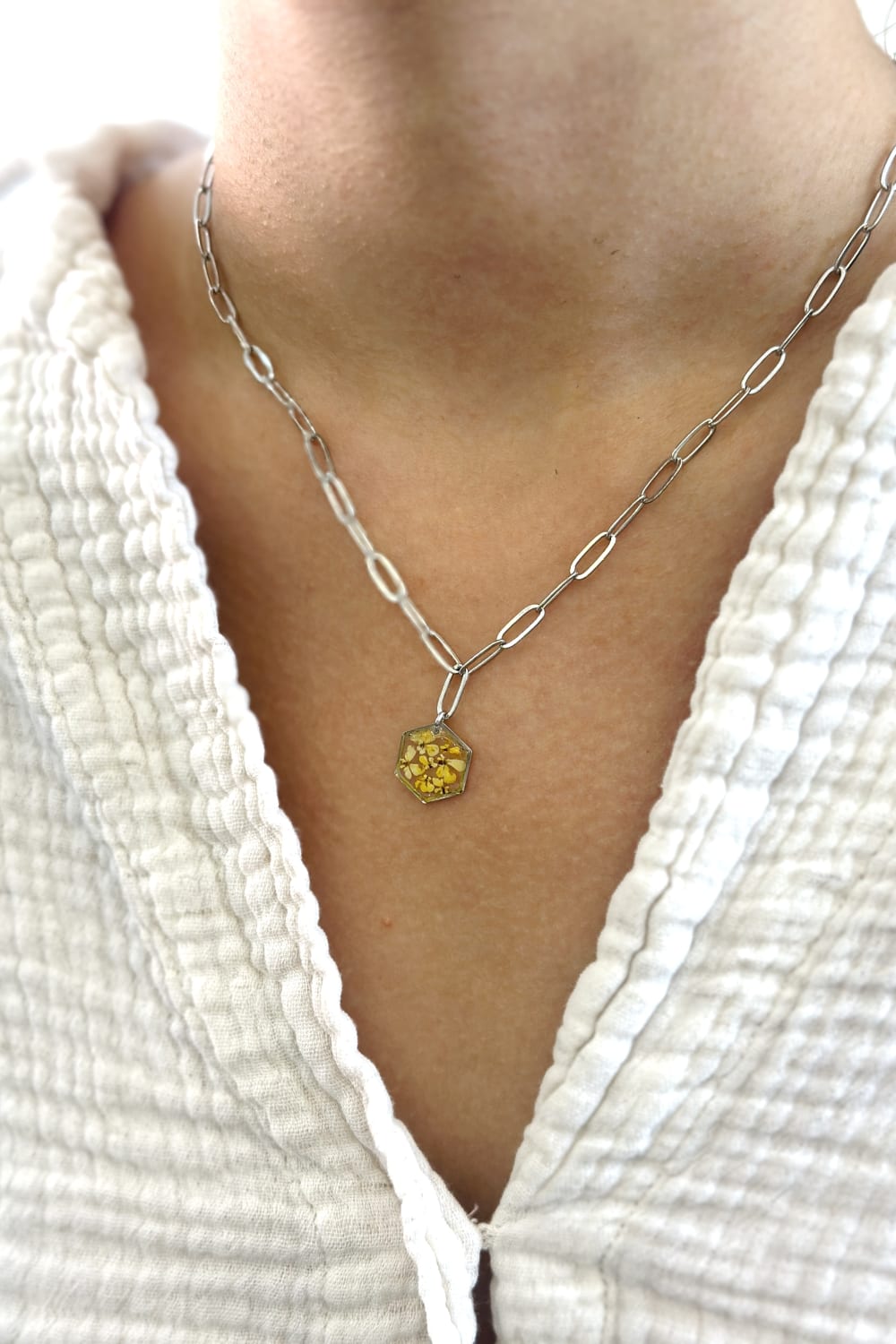 Fiorel Design-Golden Garden Rhodium - Yellow-Kolye-2-milagron.live