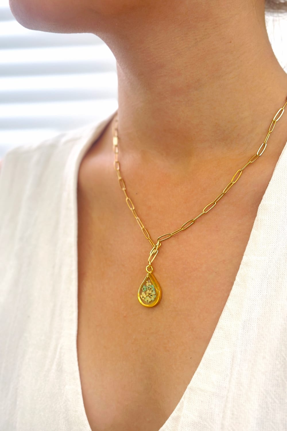 Fiorel Design-Golden Garden Teardrop - Blue-Kolye-2-milagron.live