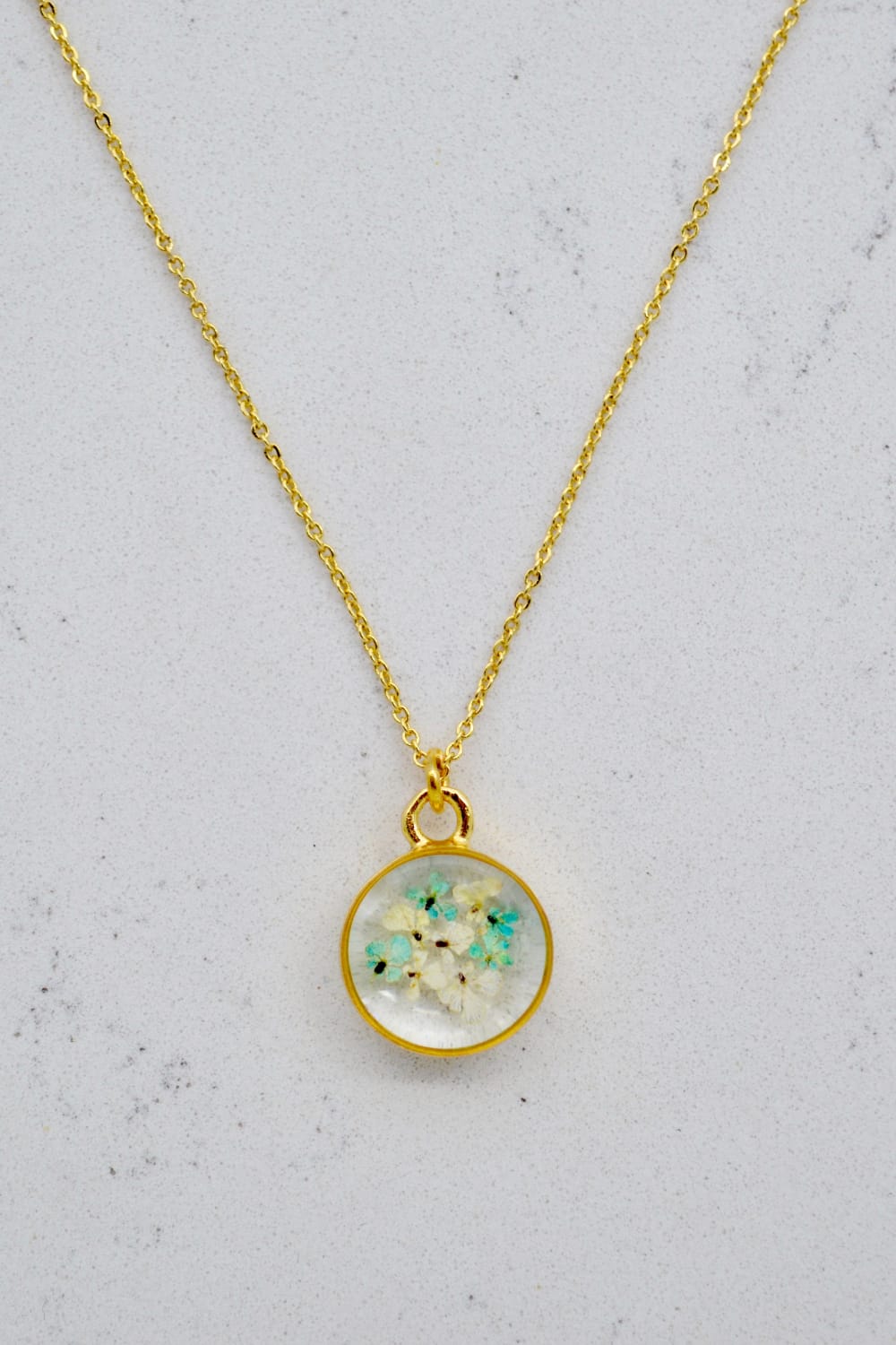 Fiorel Design-Happy Blue Sky Circle Kolye-Kolye-3-milagron.live