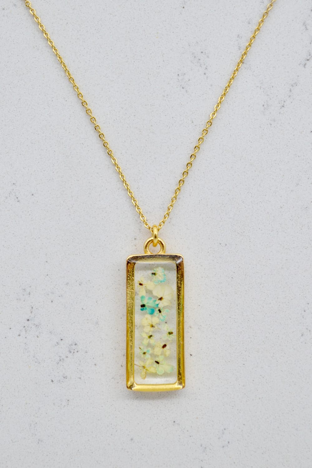 Fiorel Design-Happy Blue Sky Rectangle Kolye-Kolye-3-milagron.live