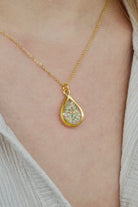 Fiorel Design-Happy Blue Sky Teardrop Kolye-Kolye-2-milagron.live
