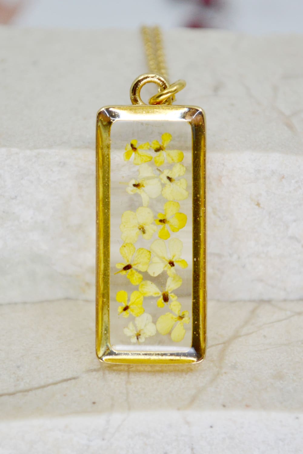 Fiorel Design-Honeybun Rectangle Kolye-Kolye-1-milagron.live