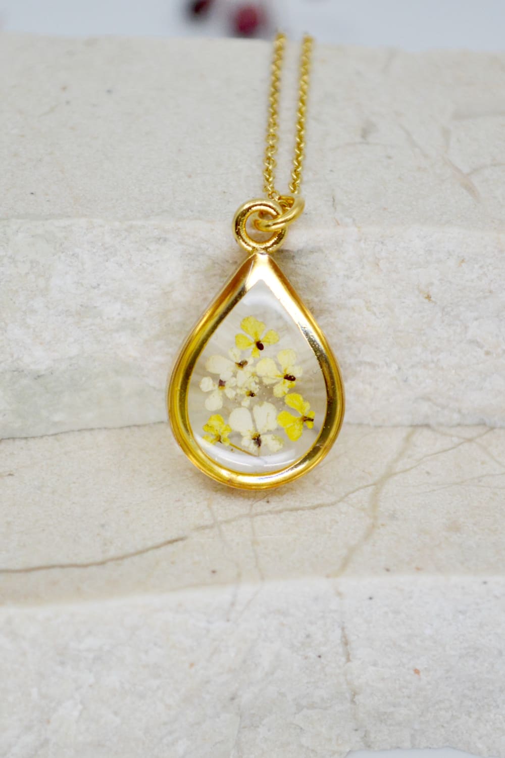 Fiorel Design-Honeybun Teardrop Kolye-Kolye-1-milagron.live