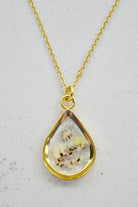 Fiorel Design-Muted Violet Teardrop Kolye-Kolye-3-milagron.live