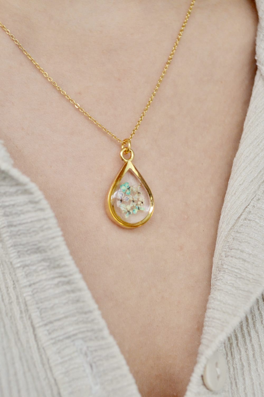 Fiorel Design-Oceany Teardrop Kolye-Kolye-2-milagron.live